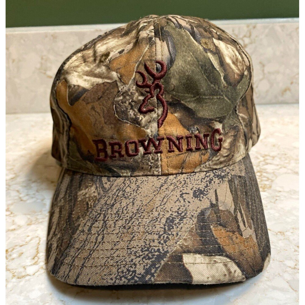 Browning Multicolor Camo Ball Cap Adjustable Polyester Unisex One Size